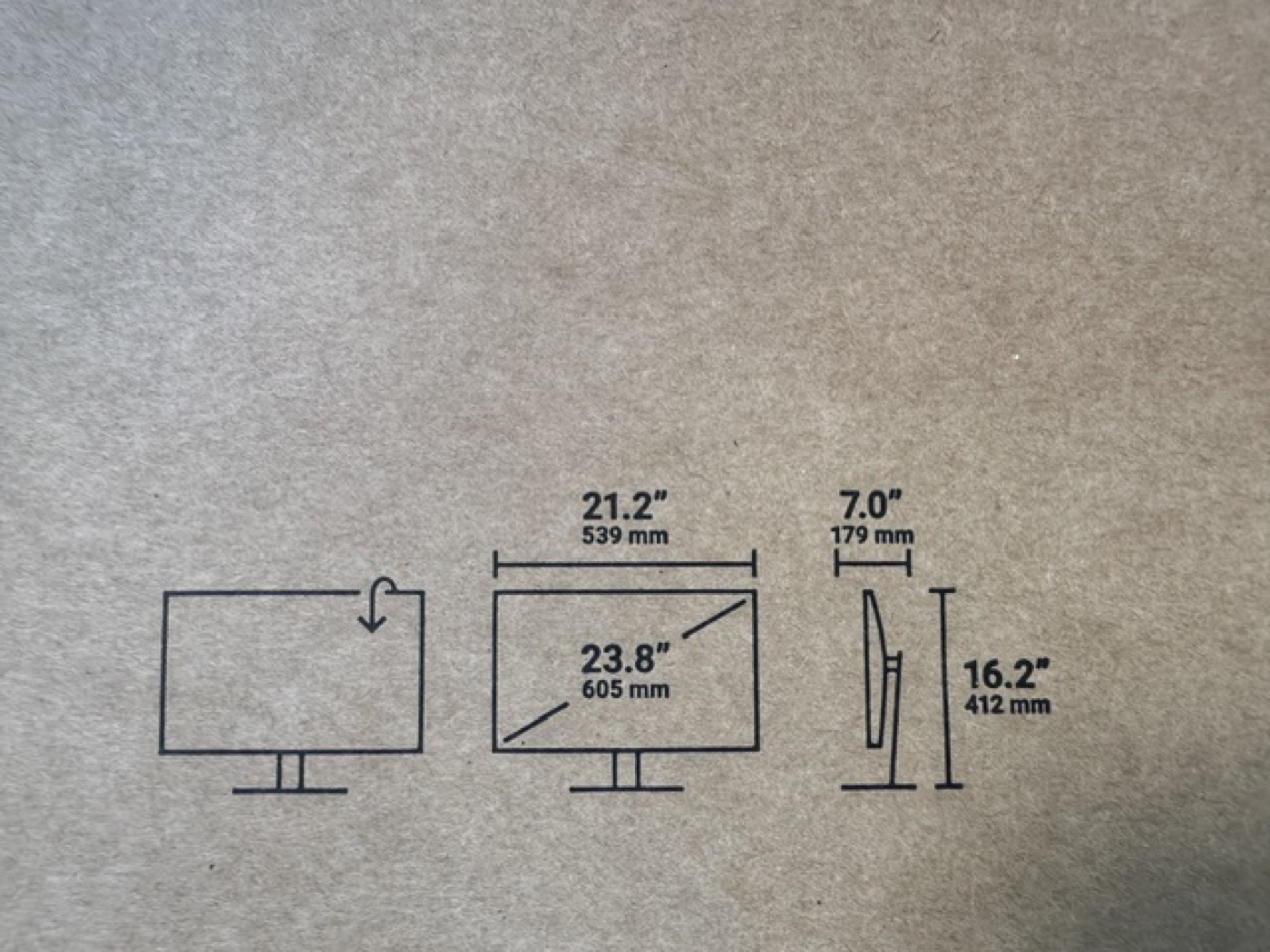 Dell 24 Monitor (SE2425H) — מסך עודפים חדש, 24 אינץ׳, אחריות לשנה — תמונה 3