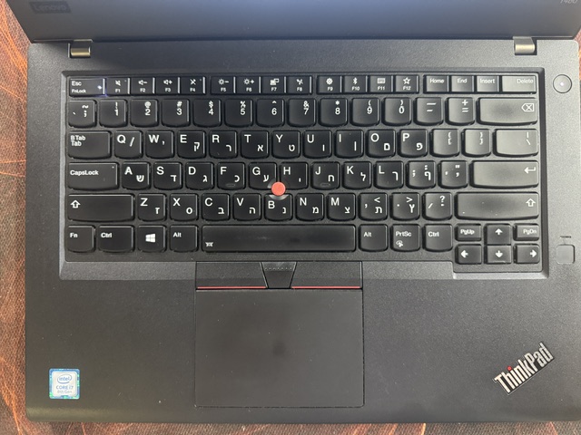 Lenovo ThinkPad L480 — 14 אינץ׳, i7 דור 8, 32GB RAM, 1TB SSD, מטען מקורי — תמונה 4