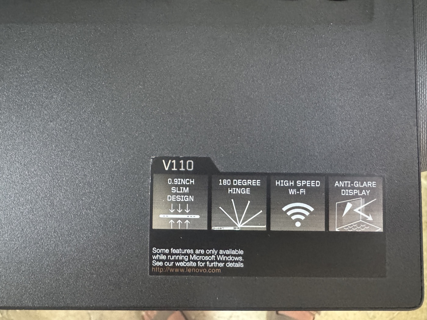 Lenovo V110 — ‏15.6 אינץ׳, i5 דור 6, ‏12GB, ‏224GB SSD — תמונה 4